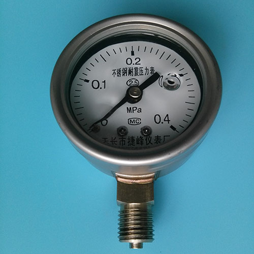 不锈钢耐震压力表